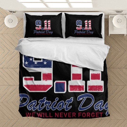 Patriot Day Never Forget 9 11 Anniversary Bedding Sets