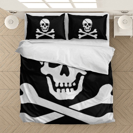 Jolly Roger Pirate Flag Skull and Crossbones Bedding Sets