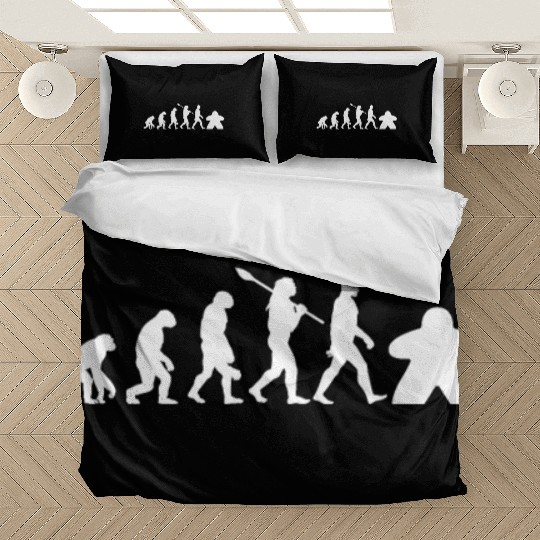 Meeple Evolution, funny board game Bedding Sets