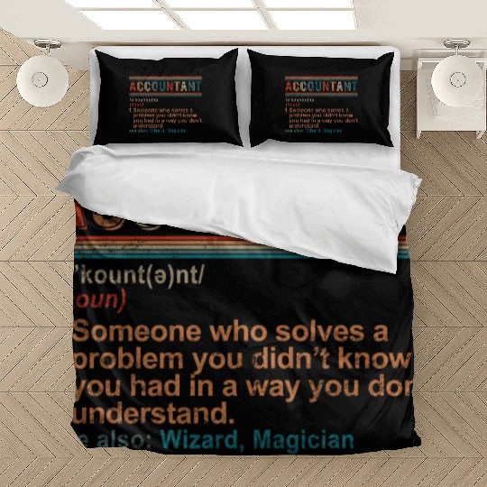 Accountant Definition, Funny Accounting Gift, Bedding Sets