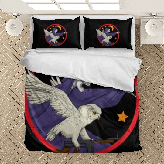 416th Night Fighter Squadron Patch Vintage WWII Bedding Sets