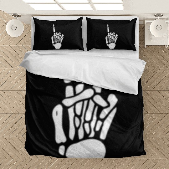 Skeleton Hand Number 1 Pocket Skeleton Number One Bedding Sets