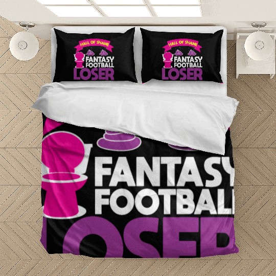 Fantasy Football Loser Poop Funny Bedding Sets