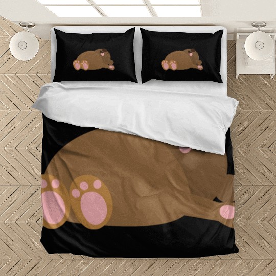 Passed out teddy bear Bedding Sets