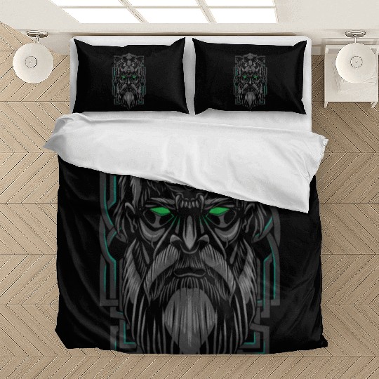 Viking Age Berserker Bear Warrior Bedding Sets