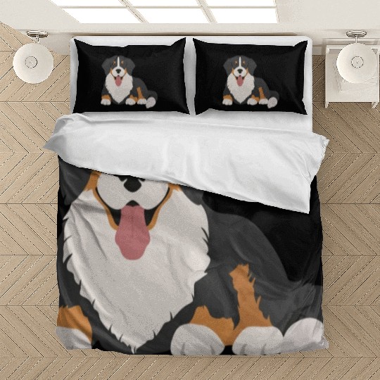 Bernese Mountain Dog Face Bedding Sets