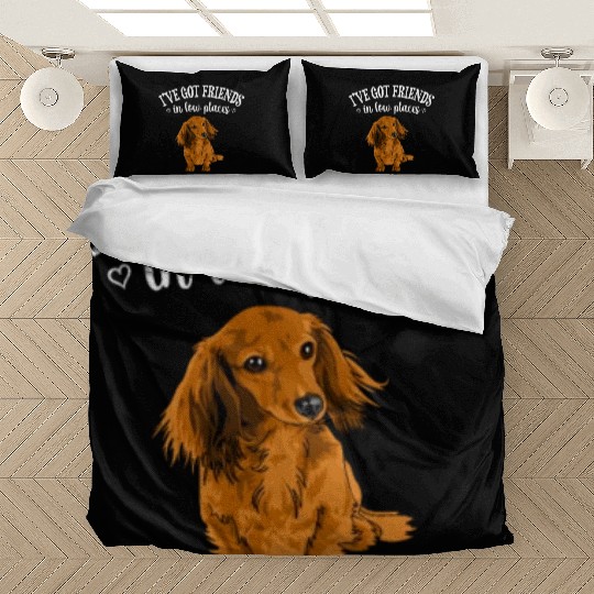 Long Haired Dachshund Bedding Sets