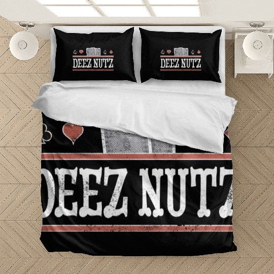 Deez Nuts Funny Poker Player Bedding Sets