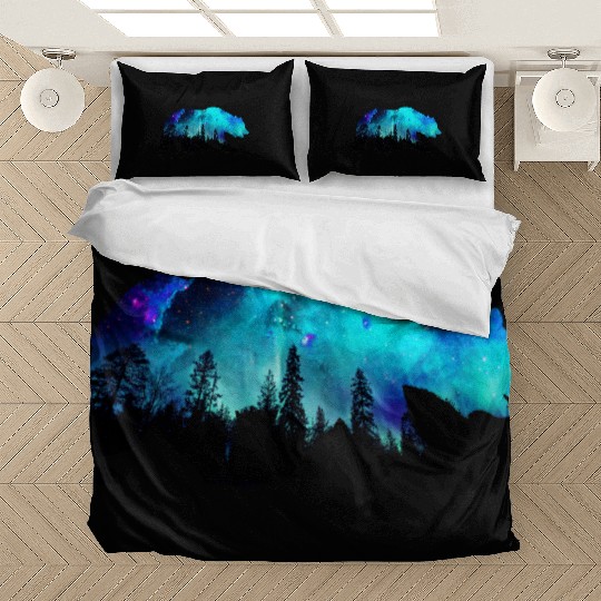 Aurora Galaxy Bear Bedding Sets