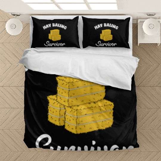 Survivor Farm Work Baling Hay Bale design Bedding Sets