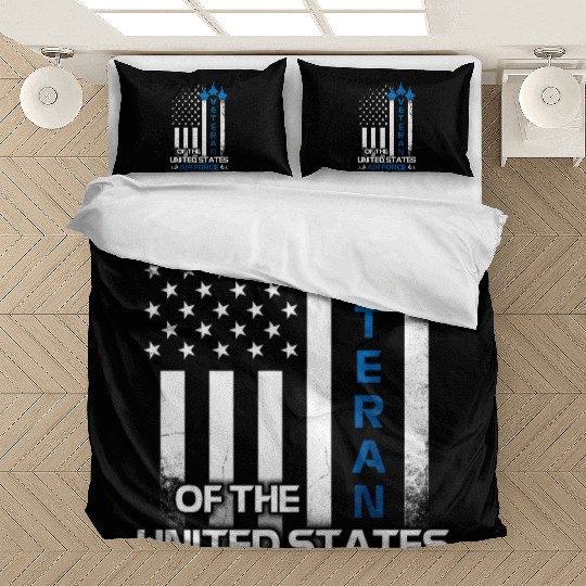 Veteran Air Force Proud Army Veterans Day Bedding Sets