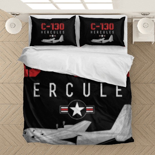 C 130 Hercules US Airborne Fighter Pilot Bedding Sets