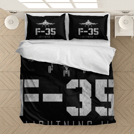 F 35 Lightning II US Airborne Fighter Pilot Bedding Sets