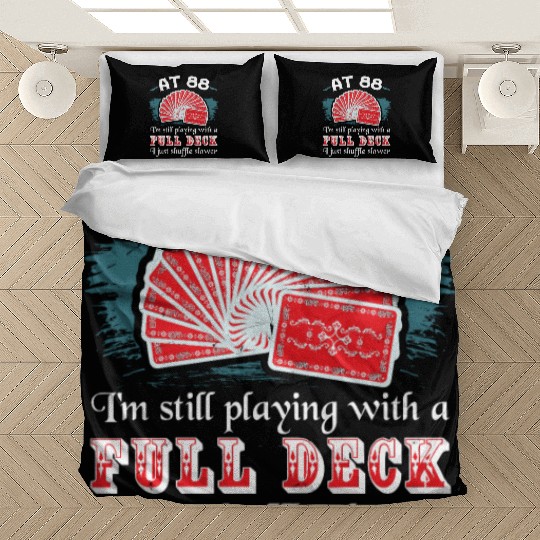 Full Deck Birthday Party 88th Birthday 88 Years Ol Bedding Sets
