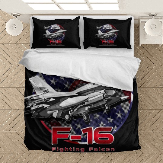 F-16 Fighting Falcon General Dynamics Fighter Jet Bedding Sets