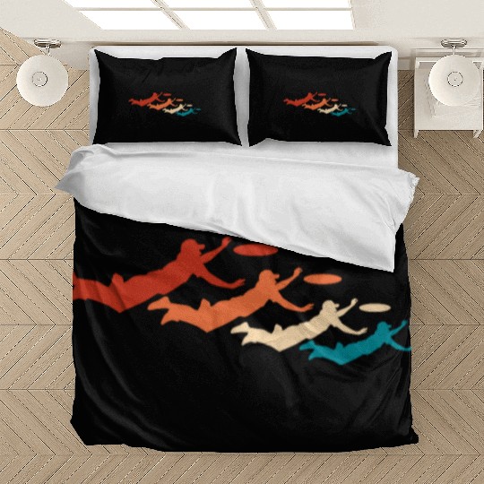 Ultimate Frisbee Retro Vintage Bedding Sets