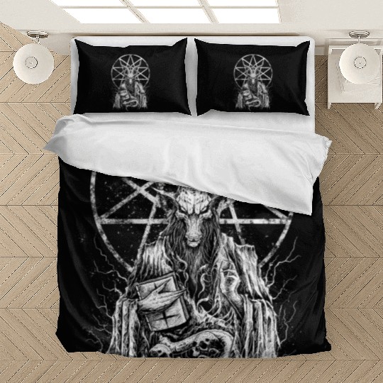 Demonic Baphomet Goat Bedding Sets