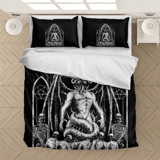 Gothic Satanic Demon Lucifer Bedding Sets