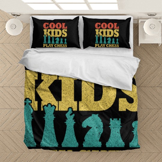 Chess Board Game Player Lover Cool Kids Bedding Sets