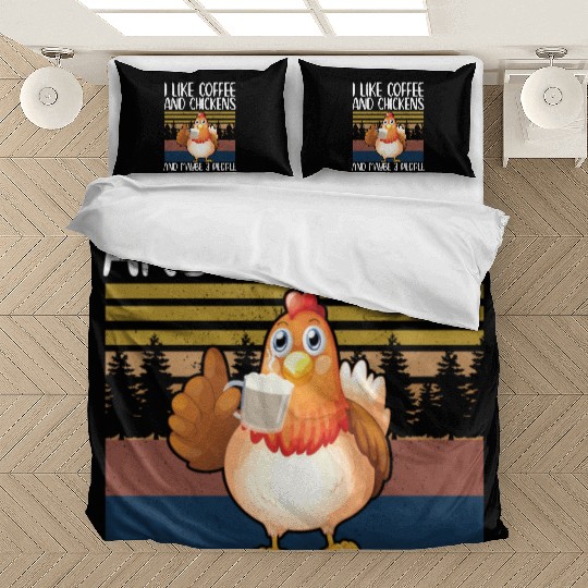 Chickens And Coffee | Chicken Bedding Sets