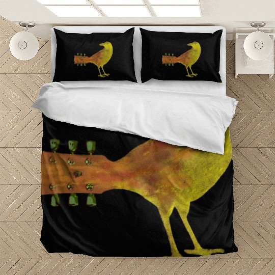 Acoustic Guitar Song Bird Bedding Sets