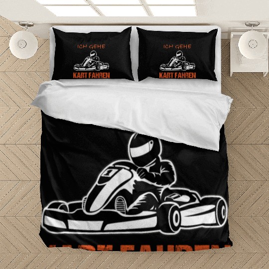 Go-kart Kart Racing Driver Karting Quote Gift Bedding Sets