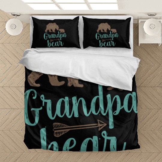 Cute Grandpa Bear Matching Family Bedding Sets