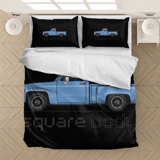 Square Body Light Blue Bedding Sets