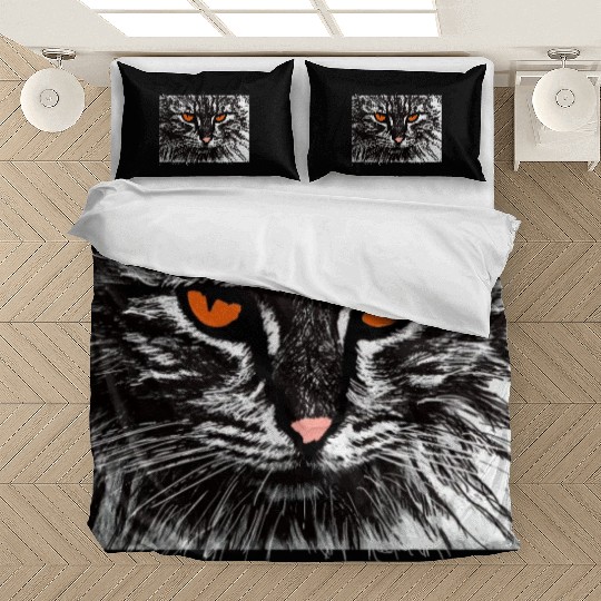 funny cat face Bedding Sets