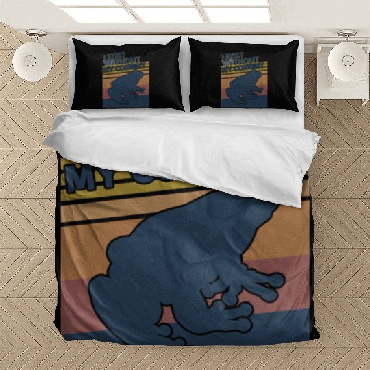 I Exist Without My Consent Funny Frog Depression Bedding Sets