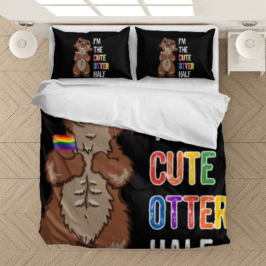 Orlando Red Bedding Sets Gay Pride Couples Gay Otter Half