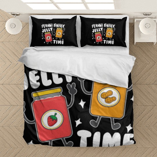 Peanni Butter Jelly Time Friend Peanut Strawberry Bedding Sets