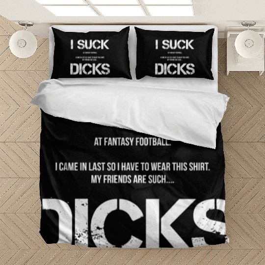 Fantasy Football Loser I Lost League Shame funny Bedding Sets