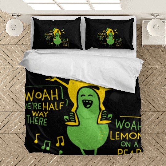 Lemon On A Pear Funny Meme Lemon On A Pear Teacher Bedding Sets