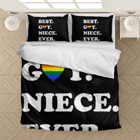 Best Gay Niece Ever Bedding Sets LGBTQ Gay Pride