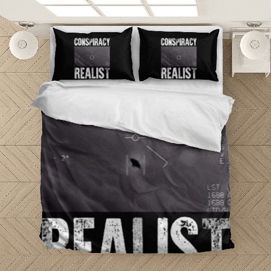 Conspiracy Realist Bedding Sets UFO Government Sighting