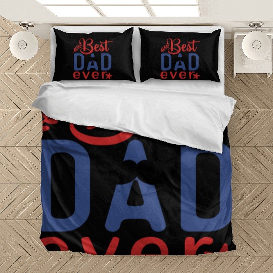 Best Dad Ever Father's day Gift Bedding Sets