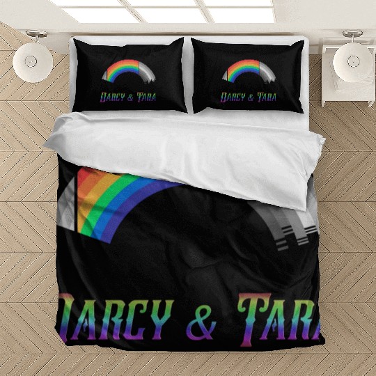 Heartstopper Rainbow Darcy and Tara LBGTQIA+ Bedding Sets