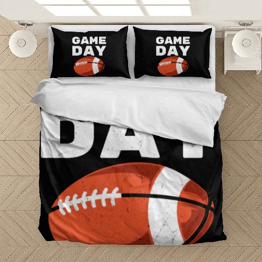 Vintage American Football Game Day Bedding Sets