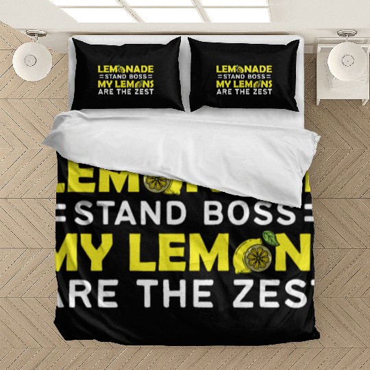 My Lemons Are The Zest Lemon Juice Boss Lemonade Bedding Sets