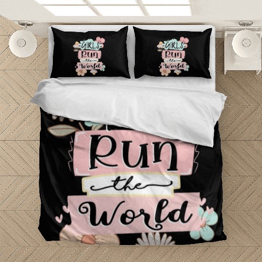 Girls Run the World sublimation Bedding Sets