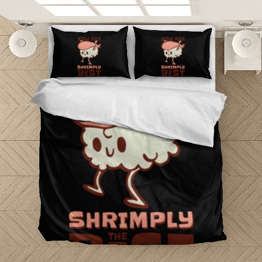 Asian Food Sushi Shrimp Food Sushi Lover Bedding Sets