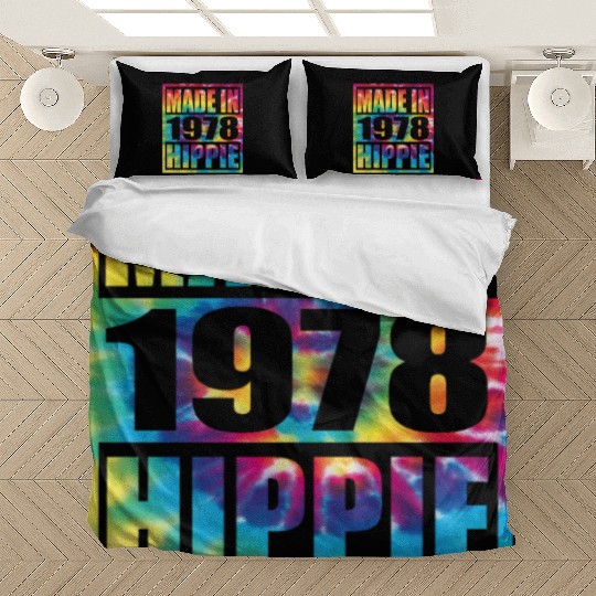Hippie Birthday 1978 Bedding Sets