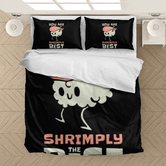 Asian Food Sushi Shrimp Food Sushi Lover Bedding Sets