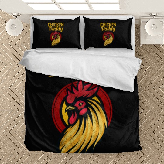 Chicken Daddy Dad Poultry Farmer Farm Fathers day Bedding Sets