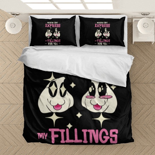Dim Sums Filling Asian Food Chinese Food Fan Bedding Sets