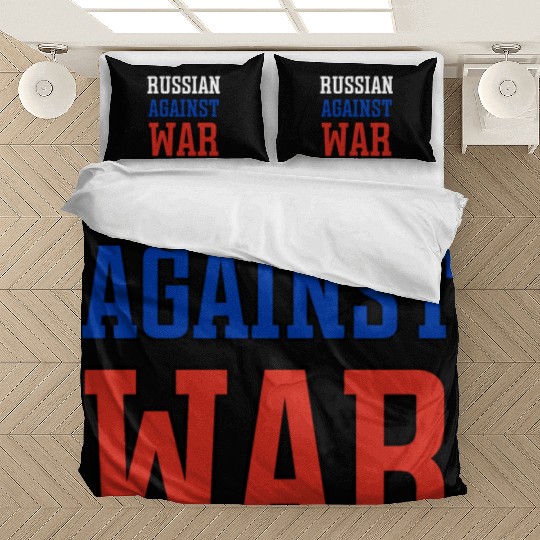 Russian Against war outline Bedding Sets