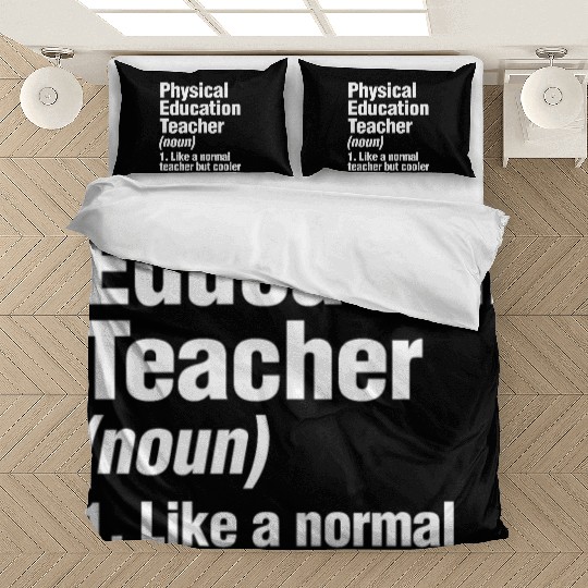 Physical Education Teacher Cooler PE Gym Coach Bedding Sets