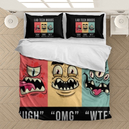 Lab Tech Moods Laboratory Science Technician Gift Bedding Sets