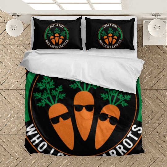 Carrot Vegetable Bedding Sets, Just A Girl Who Loves